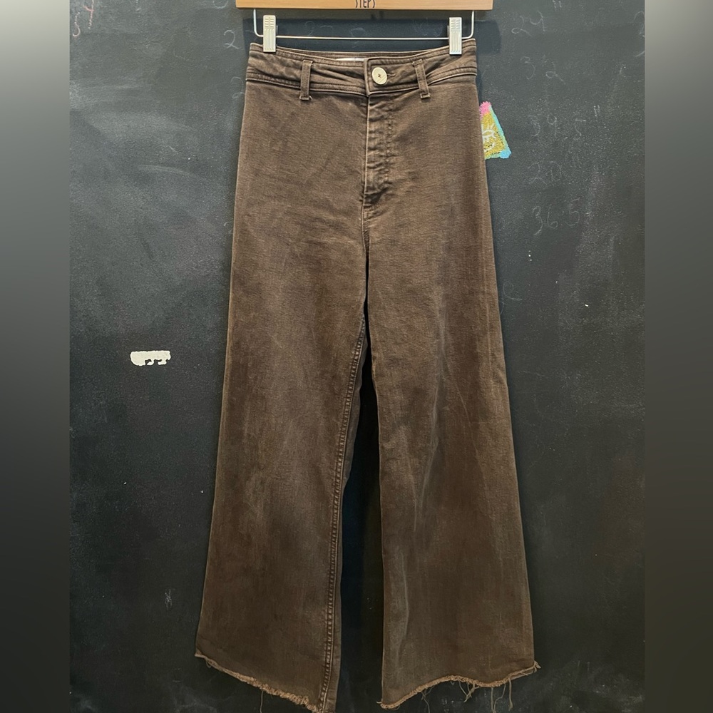 Zara sailor wide leg jeans Size 2